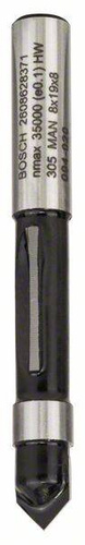 Frez do prowadzeń i otworów, 8 mm, D1 8 mm, L 19 mm, G 66 mm Bosch 2608628371 - obrazek 1
