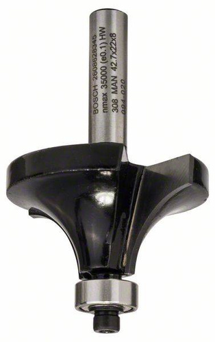 Frez do zaokrągleń, 8 mm, R1 15 mm, L 22 mm, G 66 mm Bosch 2608628345 - obrazek 1