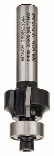 Frez do zaokrągleń, 8 mm, R1 3 mm, L 10,2 mm, G 53 mm Bosch 2608628344 - obrazek 1