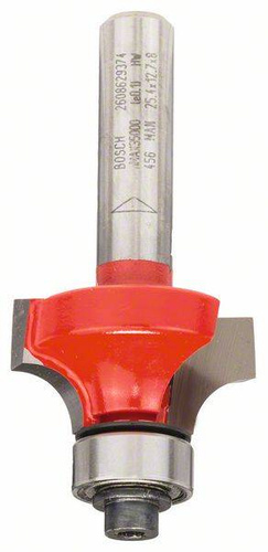 Frez do zaokrągleń Expert for Wood, 8 mm, D 25,4 mm, R1 6,35 mm, L 12,7 mm, G 55 mm Bosch 2608629374 - obrazek 1