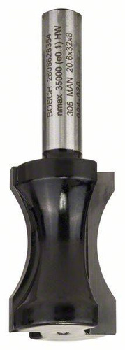 Frez profilowy, 8 mm, R1 18,3 mm, D 20,6 mm, L 32 mm, G 63,5 mm Bosch 2608628354 - obrazek 1