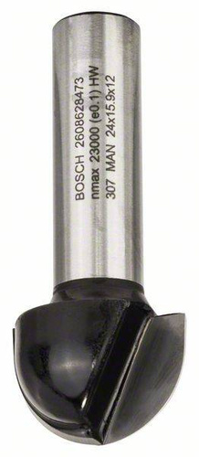 Frez promieniowy wypukły, 12 mm, R1 12 mm, D 24 mm, L 15,9 mm, G 57 mm Bosch 2608628473 - obrazek 1