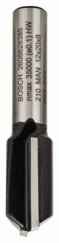 Frez prosty, 8 mm, D1 12 mm, L 19,6 mm, G 51 mm Bosch 2608628385 - obrazek 1