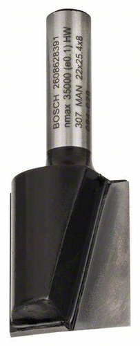 Frez prosty, 8 mm, D1 22 mm, L 25 mm, G 56 mm Bosch 2608628391 - obrazek 1