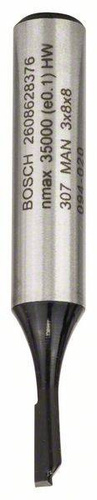 Frez prosty, 8 mm, D1 3 mm, L 8 mm, G 51 mm Bosch 2608628376 - obrazek 1