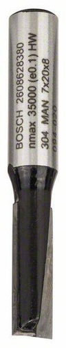 Frez prosty, 8 mm, D1 7 mm, L 19,6 mm, G 51 mm Bosch 2608628380 - obrazek 1