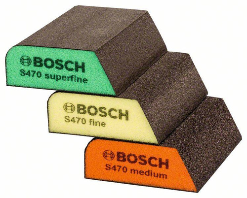 Gąbka szlifierska 3szt. Bosch 2609256F15 - obrazek 1