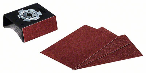 Nakładka szlifująca do profili Starlock AUZ 70 G z 4 papierami ściernymi, 70 x 125 mm Bosch 2609256D18 - obrazek 1