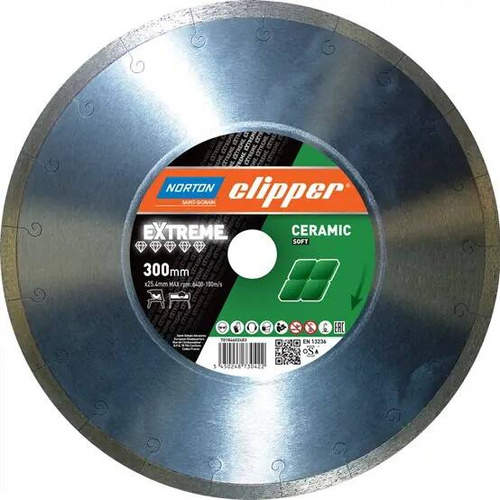Norton Clipper Extreme Ceramic Soft H9.5 300x25.4 - obrazek 1