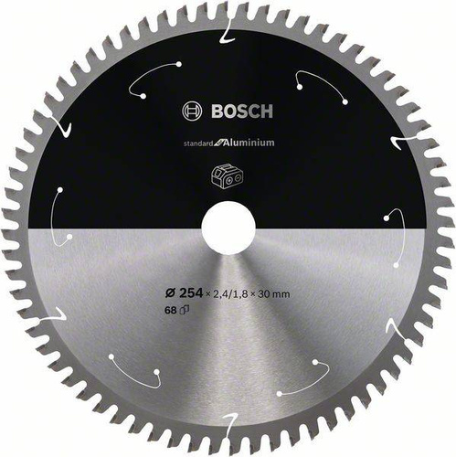 Ostrze do piły tarczowej bezprzewodowej Expert for Aluminium 254 x 2,4 / 1,8 x 30 T68 Bosch 2608837780 - obrazek 1