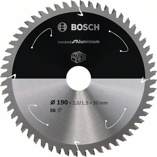 Ostrze do piły tarczowej bezprzewodowej Standard for Aluminium 190 x 2 / 1,5 x 30 T56 Bosch 2608837771 - obrazek 1
