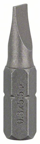 Standardowa końcówka wkręcająca do śrub z rowkiem podłużnym (S)Szczelina S 0,8 x 5,5 Bosch 2609255909 - obrazek 1