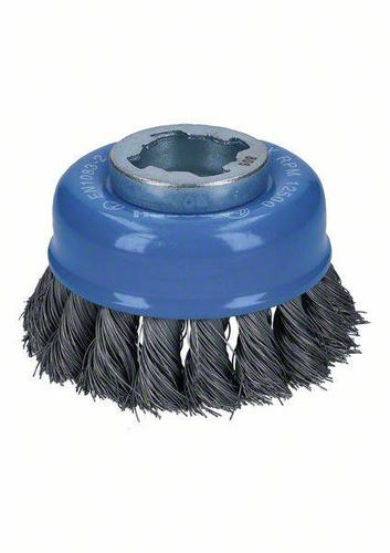 Szczotka garnkowa z systemem X-LOCK, pleciona, 75, stalowa Bosch 2608620726 - obrazek 1