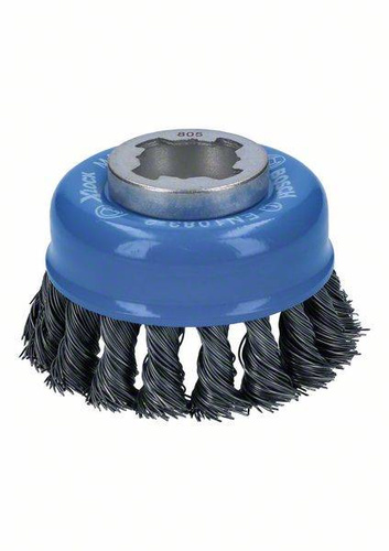 Szczotka garnkowa z systemem X-LOCK, pleciona, 75, stalowa Bosch 2608620727 - obrazek 1