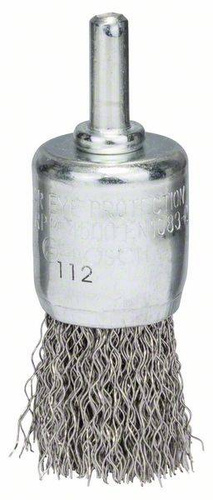 Szczotka pędzelkowa, drut falisty 25×0,3 mm stal nierdzewna Bosch 2608622127 - obrazek 1