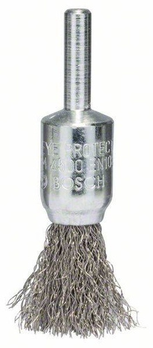 Szczotka pędzelkowa z drutu falistego 15×0,2 mm, nierdzewna Bosch 2608622126 - obrazek 1