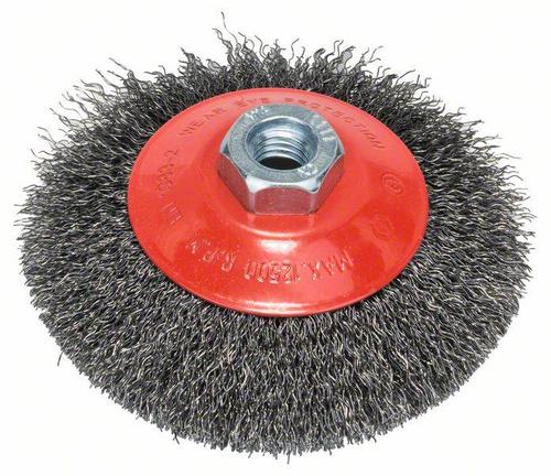 Szczotka stożkowa z drutu falistego 115 mm, stalowa Bosch 2608622101 - obrazek 1