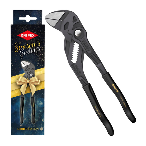 Szczypce nastawne Knipex 180mm XMAS - obrazek 1
