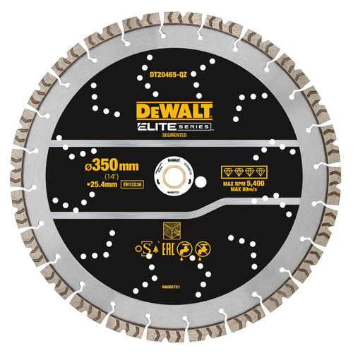 Tarcza Dewalt DT20465-QZ 350 mm Elite - obrazek 1