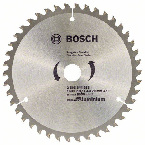 Tarcza Eco for Aluminium do pił ręcznych 160x20 Bosch 2608644388 - obrazek 1