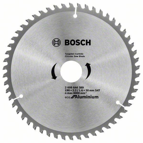 Tarcza Eco for Aluminium do pił ręcznych 190x30 Bosch 2608644389 - obrazek 1