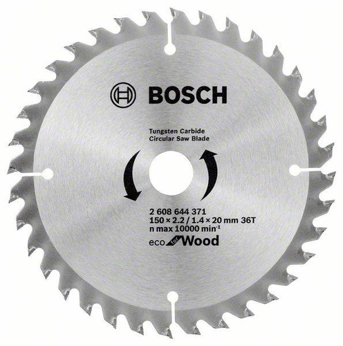 Tarcza Eco for Wood do pił ręcznych 150x20 Bosch 2608644371 - obrazek 1