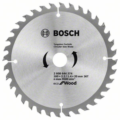 Tarcza Eco for Wood do pił ręcznych 160x20 Bosch 2608644374 - obrazek 1