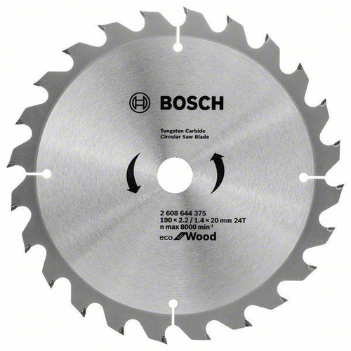 Tarcza Eco for Wood do pił ręcznych 190x20 Bosch 2608644375 - obrazek 1