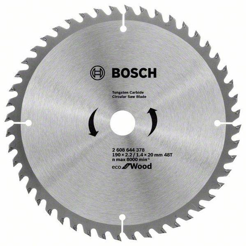Tarcza Eco for Wood do pił ręcznych 190x20 Bosch 2608644378 - obrazek 1