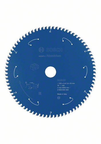 Tarcza Expert for Aluminium do bezprzewodowych pił kątowych 250x30 Bosch 2608644545 - obrazek 1