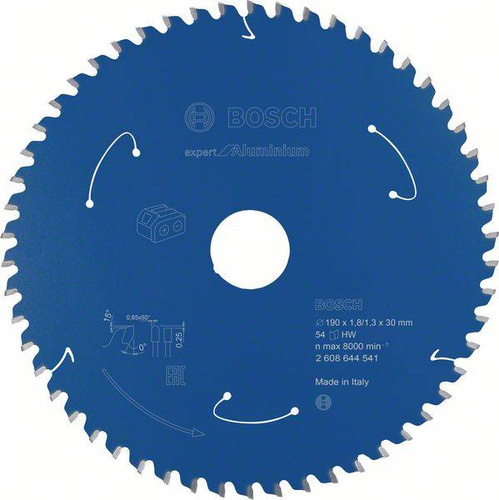 Tarcza Expert for Aluminium do bezprzewodowych pił ręcznych 190x30 Bosch 2608644541 - obrazek 1