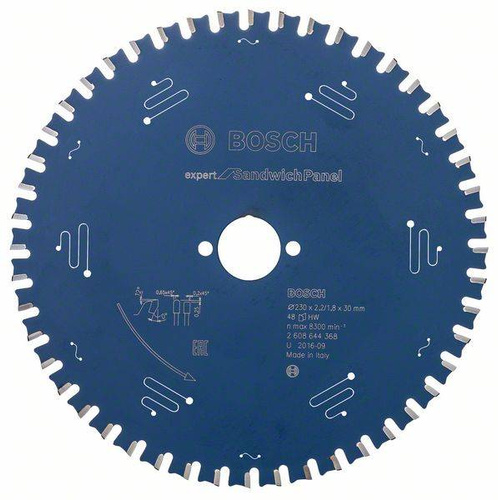 Tarcza Expert for Sandwich Panel do pił ręcznych 230x30 Bosch 2608644368 - obrazek 1