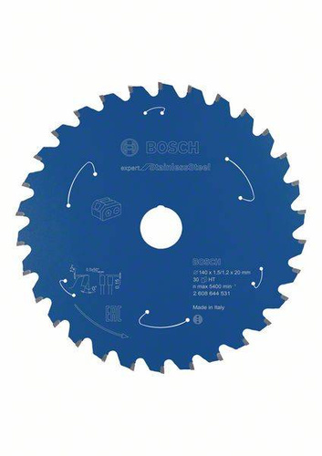 Tarcza Expert for Stainless Steel do bezprzewodowych pił ręcznych 140x20 Bosch 2608644531 - obrazek 1