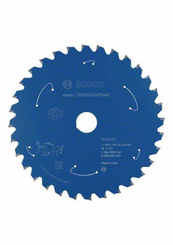 Tarcza Expert for Stainless Steel do bezprzewodowych pił ręcznych 150x20 Bosch 2608644532 - obrazek 1