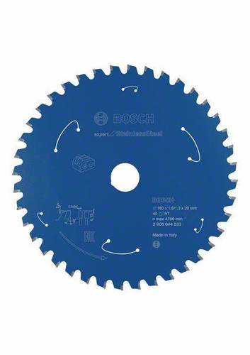 Tarcza Expert for Stainless Steel do bezprzewodowych pił ręcznych 160x20 Bosch 2608644533 - obrazek 1
