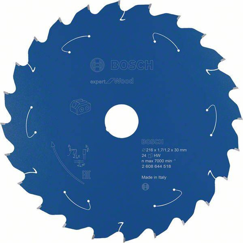 Tarcza Expert for Wood do bezprzewodowych pił kątowych 216x30 Bosch 2608644518 - obrazek 1