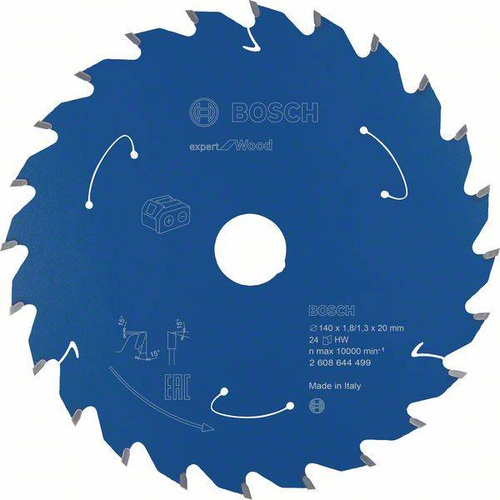 Tarcza Expert for Wood do bezprzewodowych pił ręcznych 140x20 Bosch 2608644499 - obrazek 1