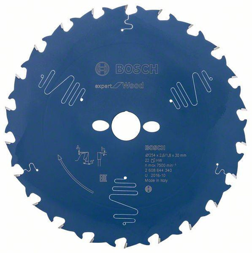 Tarcza Expert for Wood do pił stołowych 254x30 Bosch 2608644340 - obrazek 1