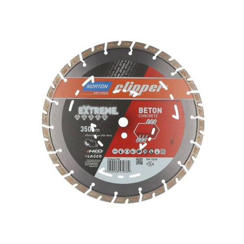 Tarcza diamentowa Norton Clipper EXTREME BETON 350x20 - obrazek 1