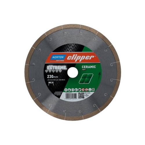 Tarcza diamentowa Norton Clipper EXTREME CERAMIC SOFT 230x25.4 - obrazek 1