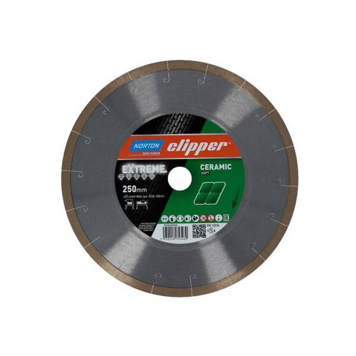 Tarcza diamentowa Norton Clipper EXTREME CERAMIC SOFT 250x25.4 - obrazek 1
