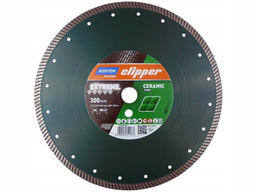 Tarcza diamentowa Norton Clipper Extreme Ceramic Turbo H10 300x25.4 - obrazek 1