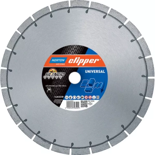 Tarcza diamentowa Norton Clipper Extreme Universal Silencio MS H15 400x25.4 OG - obrazek 1