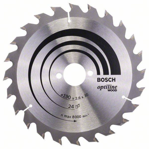 Tarcza do cięcia drewna 190x30 Bosch 2608640615 - obrazek 1