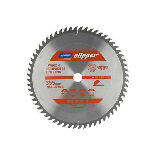 Tarcza do drewna Norton Clipper TCT 355x30 70184608126 - obrazek 1