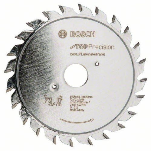 Tarcza do nacinania Top Precision Laminated Panel 125x20 Bosch 2608642131 - obrazek 1