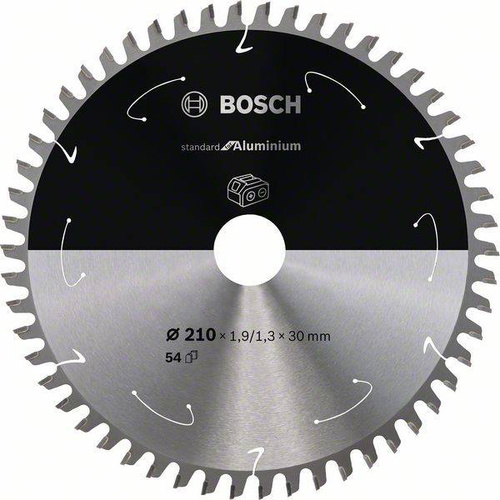 Tarcza do piły tarczowej bezprzewodowej Standard for Aluminium 210 × 1,9 / 1,3 × 30 T54 Bosch 2608837773 - obrazek 1