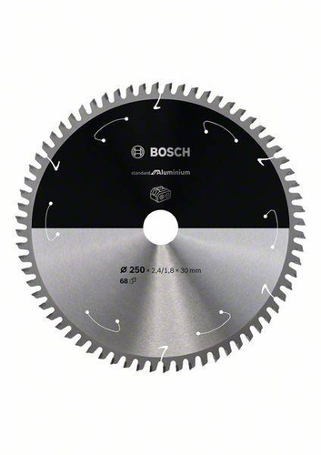 Tarcza do piły tarczowej bezprzewodowej Standard for Aluminium 250 × 2,4 / 1,8 × 30 T68 Bosch 2608837778 - obrazek 1