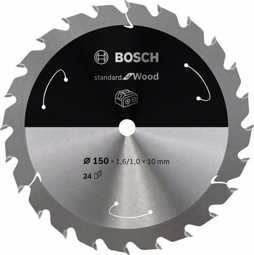 Tarcza do piły tarczowej bezprzewodowej Standard for Wood 150 × 1,6 / 1 × 10 T24 Bosch 2608837673 - obrazek 1