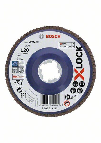 Tarcza listkowa X571 Best for Metal, wersja prosta 125x22,23x120 Bosch 2608619212 - obrazek 1